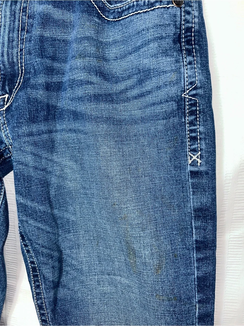 Ariat M5 Mens Straight Leg Walden Jeans Blue Denim Size 36x30 Dark Wash Bootcut